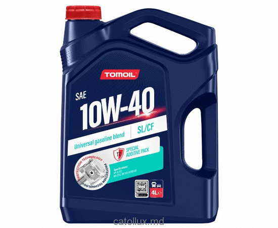 Tomoil масло мотор. п/с SAE 10W40 SL/CF  4L 