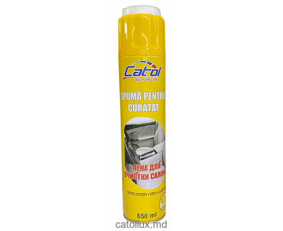 Spuma spray pentru curatarea textil de interior 650ml (Lemon) Catol 