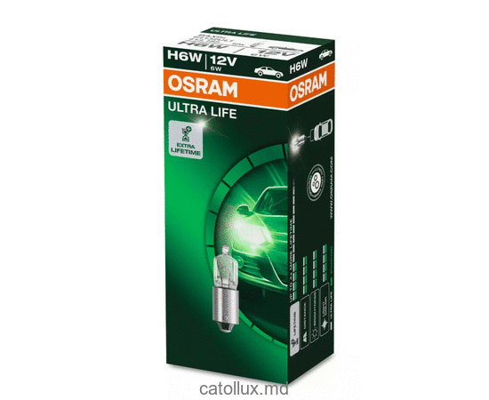 Автолампа Osram 64132 ULT 6W 12V BAX9S 