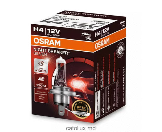 Автолампа Osram 64193 NBS 60/55W 12V P43T H4 