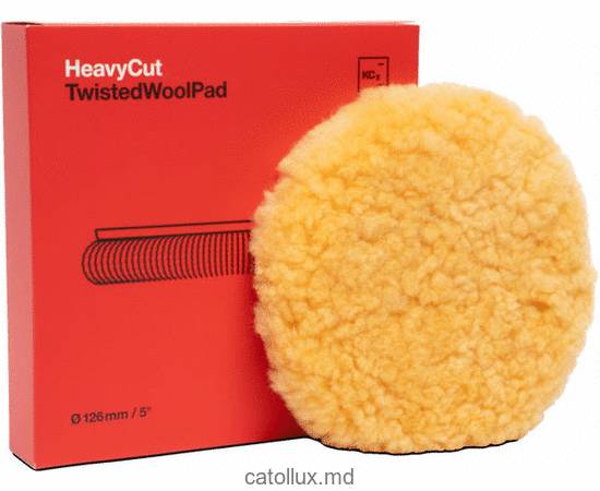 9998277 Twisted Wool Pad (din lână) 126mm Rotor Disc din lână pentru zgârieturi profunde 