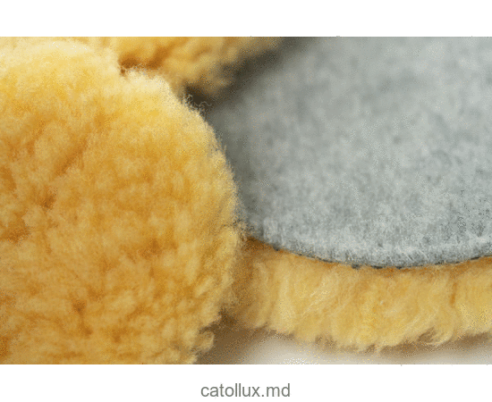 9998277 Twisted Wool Pad (din lână) 126mm Rotor Disc din lână pentru zgârieturi profunde 