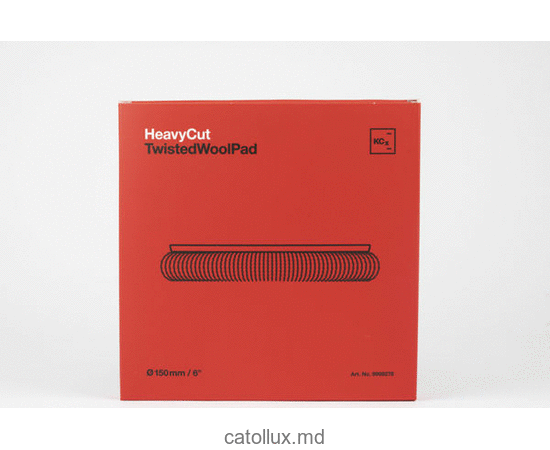 9998278 Twisted Wool Pad (din lână) 150mm Rotor Disc din lână pentru zgârieturi profunde 