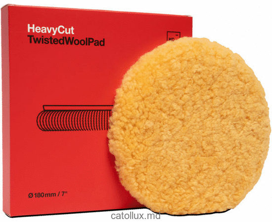 9998279 Twisted Wool Pad (din lână) 180mm Rotor Disc din lână pentru zgârieturi profunde 