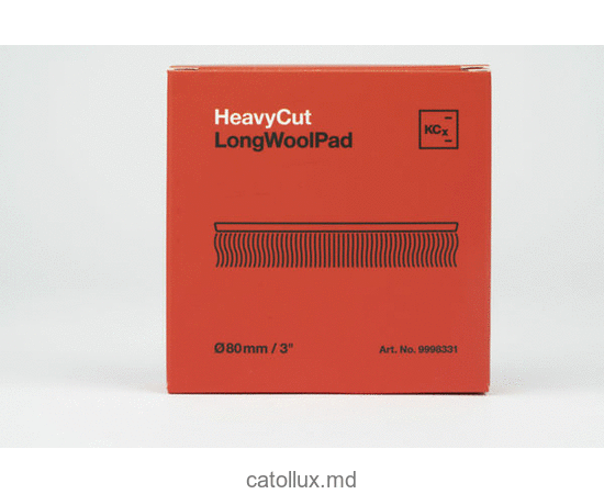 9998331 Heavy Cut Long Wool Pad (din lână) 80mm Disc din lână pentru zgârieturi profunde 