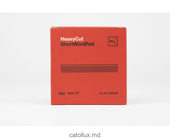 9998346 Heavy Cut Short Wool Pad (din lână) 80mm Disc din lână pentru zgârieturi profunde 