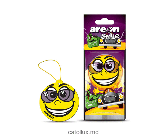Ароматиз. Areon Smile Dry 1шт. сух. (Beverly Hills)  