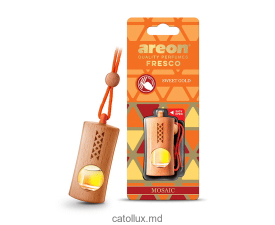 Ароматиз. Areon Fresco Mosaic 1шт. (Sweet Gold)  