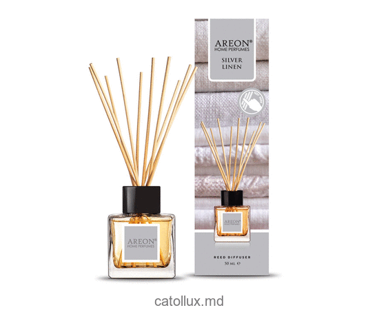 Ароматиз. Areon Home Parfume Sticks 50ml (Silver Linen) 1шт. 