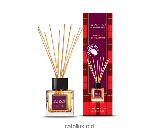 Ароматиз. Areon Home Parfume Sticks 50ml (Apple&Cinnamon)1шт. 