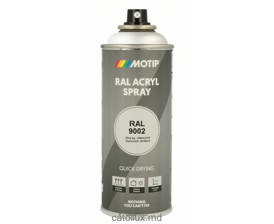 07046 Ral 9002 400ml Acrylic White vopsea 