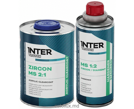 Lac cu întăritor (set) MS ZIRCON 2:1 1L+0.5 l ''troton'' 