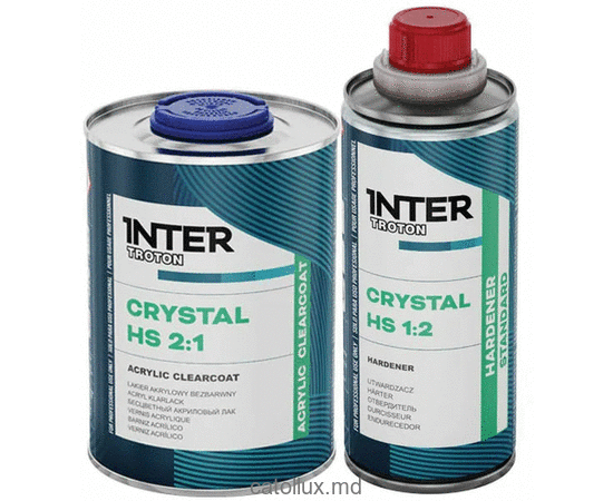 Lac cu întăritor (set) HS CRYSTAL 2:1 1L+0.5 l ''troton'' 
