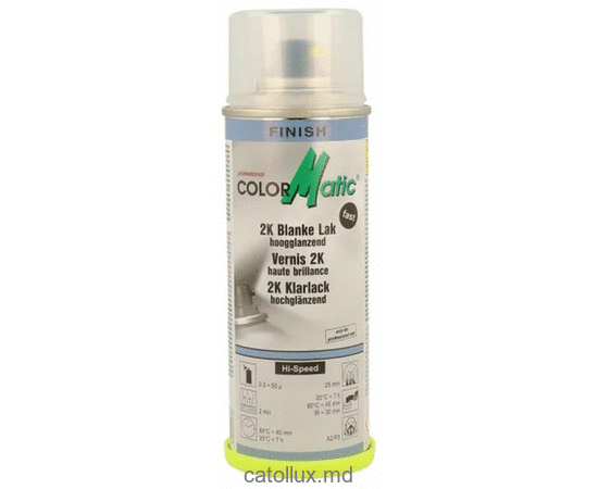 187216 2K Hi-Speed Clear Coat 200 ml vopse pe baza de polimeri 