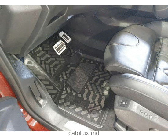 61439 Peugeot 3008 (2016-) 3D cu suport pentru călcâi covoraș de cauciuc auto pentru interior  