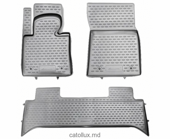 63404  Land Rover Range Rover (L322) (2001-12) covoraș de cauciuc auto pentru interior 3D cu suport pentru călcâi  