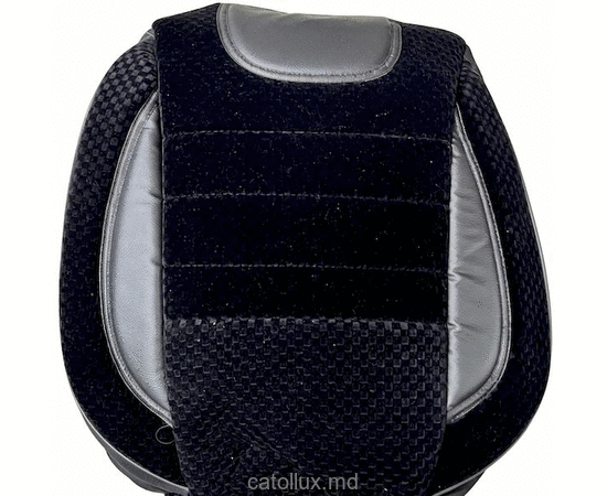 Huse pentru scaune Flok 1+1 (negru) 