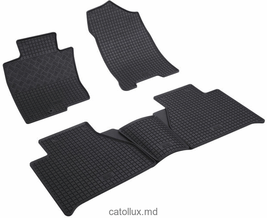 Covoraș de cauciuc auto pentru interior RIGUM Nissan   Nissan Navara 16- LUX+tun. (5 DÍL)/Ren Alas 17- LUX+tunel (5  DÍL)/Dongfeng DF6 17- 