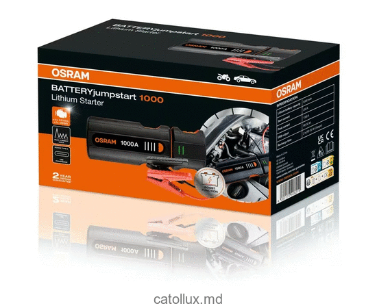 Pornire de urgență cu functie de Boost OSRAM OJS020 BATTERY 1000 (JUMP STARTER) 