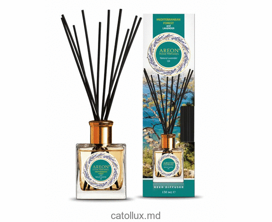Odorizant Areon Home Perfume Sticks 150ml (Med.Forest & Lavender Oil)1шт. 