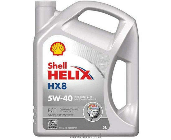 Моторное масло SHELL 5W40 HX8 ECT 5L. 