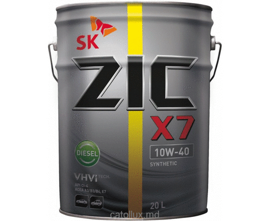 Корейское масло ZIC  X7 10W-40  Diesel 20L 