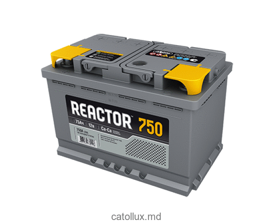 Baterie auto Akom Reactor  6 CT-75 VL  Euro P+ 