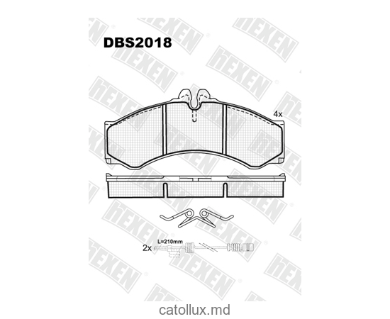 Тормозные колодки DBS2018 (SP 132) (C 4068) * Mercedes Sprinter 412-414 / VW LT 46 