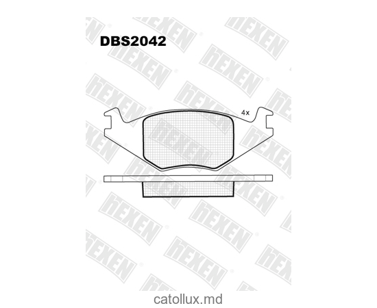 DBS2042 (SP 116) (T4150) * VW Golf,Jetta,Passat,Vento fata 