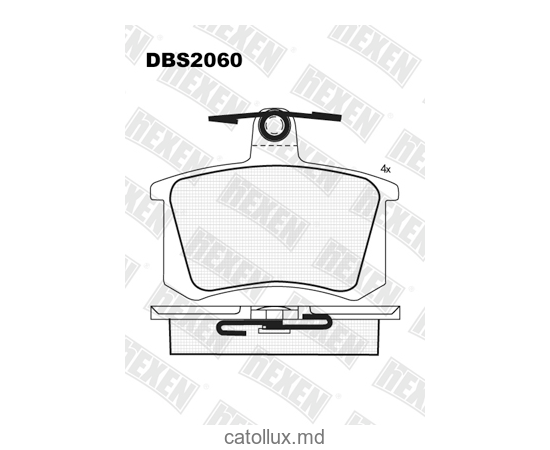 DBS2060 (SP 145) (T 5056) *  Audi 80,90,100,200,A4,A6,A8 spate 