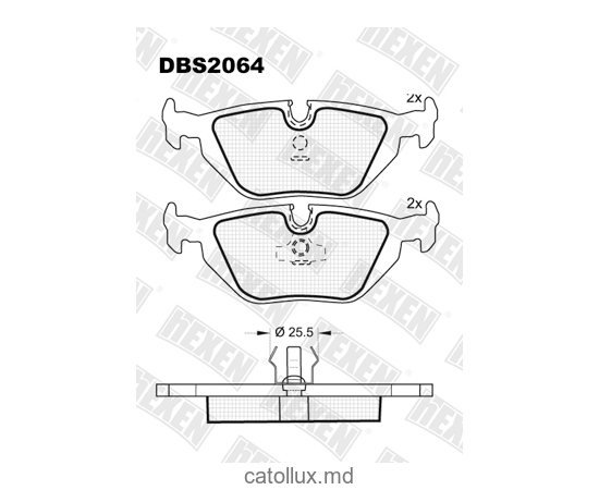 DBS2064 (SP 198) (T 1039)* BMW 3 (E30,E36), Z3 (E36) fata 