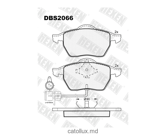DBS2066 (SP 178) (T1035)* Audi 100,A4,A6 + sevzor fata 