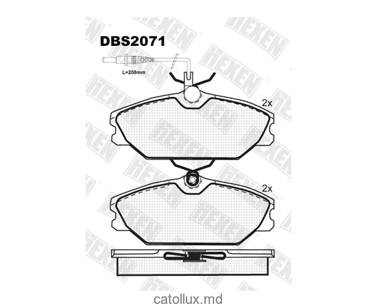 DBS2071 (SP 215) (T9033) *Renault Laguna,Megane,Safrane fata 