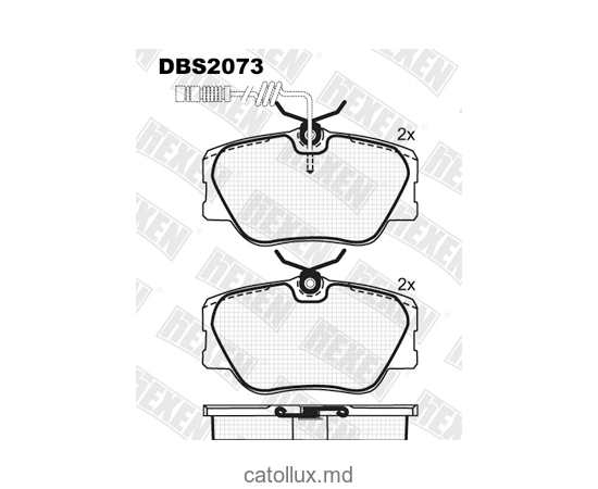 DBS2073 (SP 167) (T5005) *  Mercedes E-Classe(W124) fata 