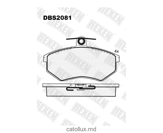 DBS2081 (SP 175) (T5051) * VW Caddy,Golf III,Passat III fata disc ventilare 