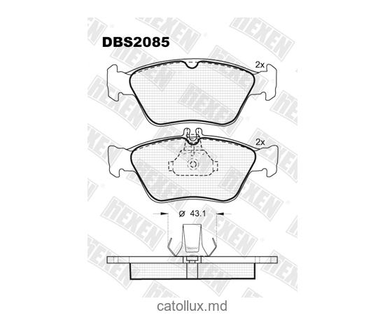 DBS2085 (SP 226) (T1091)* Mercedes C-Classe(W202),E-Classe(W210) fata.(+senzor) 