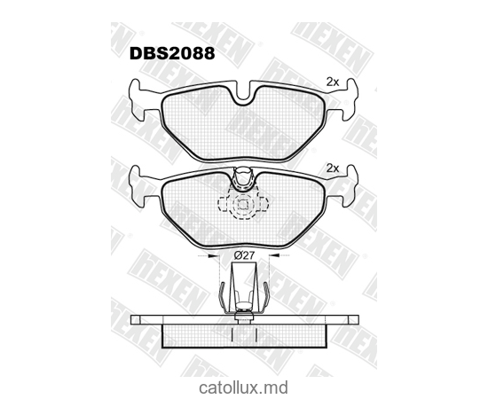 DBS2088 (SP 184) (T1104)* BMW 5 (E39) fata 