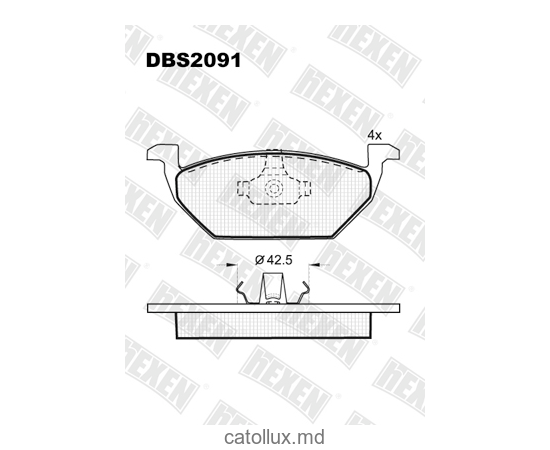 DBS2091 (SP 136) (T1163) * Skoda Octavia/VW Bora,Golf IV fata (+senzor) 