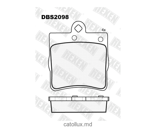 DBS2098 (SP 247) (T1198)* Mercedes C-Class(W202,203),E-Class(W210) spate 