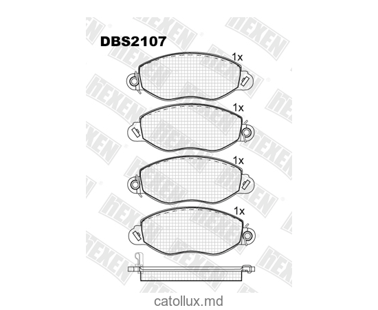 Тормозные колодки DBS2107 (SP 281/1) (T9107)* Ford Transit  00- пер. колодки /garnitura de frina 