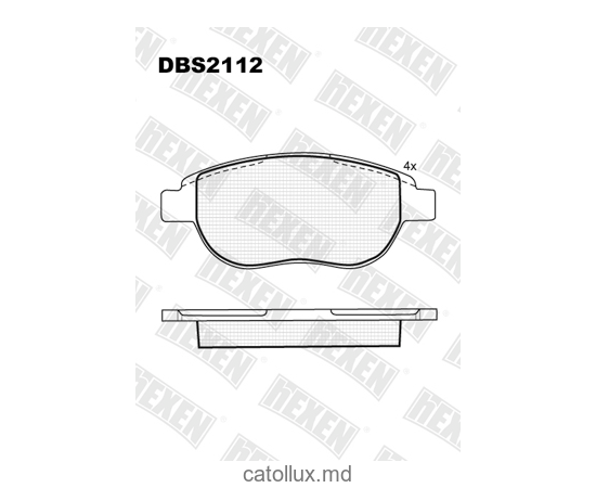 DBS2112 (SP 435) (T5167)* Citroen C4,Xsara / Peugeot 207,307 fata 