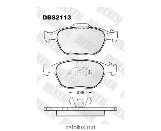 DBS2113 (SP 625) (T1261)* Ford Focus,Tourneo Connect,Transit Connect  пер. 