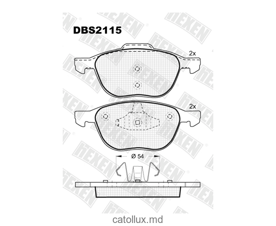 DBS2115 (SP 358) (T1436) * Ford Focus II / Mazda 3 , 5 / Volvo S40,V50 fata 