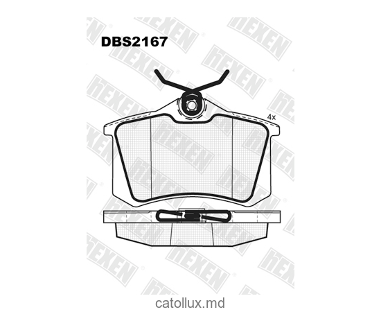 DBS2167 (SP 113) *Audi,Seat,Skoda,VW spate 