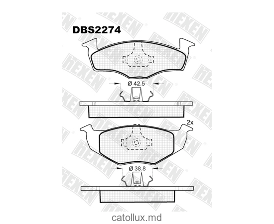 DBS2274 (SP 227) (T1094)  * Seat Toledo,Ibiza / VW Golf III,Vento spate 