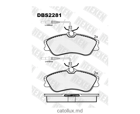 DBS2281 (SP 313) (T5099) * Citroen Berlingo, Xsara,Peugeot 306,Partner fata 