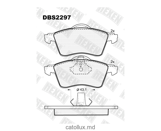 DBS2297 SP 286 T1196 * VW Transporter T4 15 fata fluture +senzor 