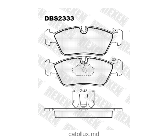 DBS2333 (T1177) * BMW 3 (E36),3 (E46),Z 3,Z 4 fata 