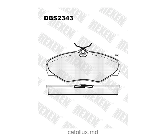 DBS2343 (SP 451) (T1424) * Nissan Primastar / Opel Vivaro / Renault Trafic fata 