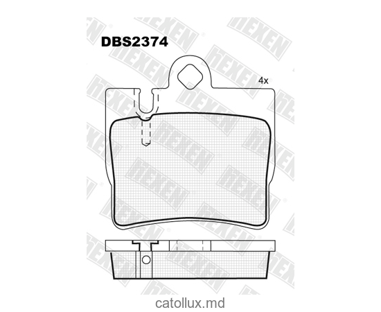 DBS2374 (SP 389) (T1175) * Mercedes S-Class (W220) fata 